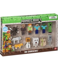 P.m.i. Kids World MINECRAFT 3D ERASERS - 12 PACK DELUXE BOX