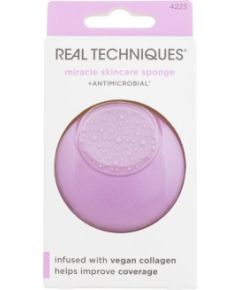 Real Techniques Miracle Skincare Sponge 1pc W / Cleansing Brush