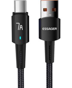 Essager Sunset USB to USB-C 7A 2m cable (black)