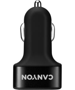 CANYON car charger C-06 3.1A/3USB-A Black