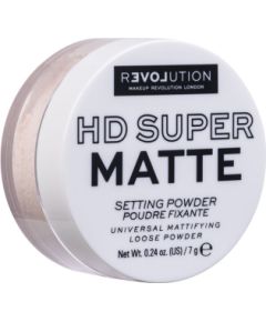 Makeup Revolution HD Super Matte / Setting Powder 7g W / Powder