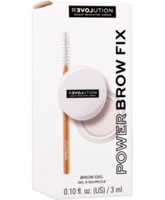 Makeup Revolution Power / Brow Fix 3ml W / Eyebrow Gel and Eyebrow Pomade