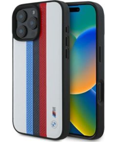 BMW M Perf. Tricolor Printed Stripes MagSafe Aizsargapvalks priekš Apple iPhone 16 Pro Max