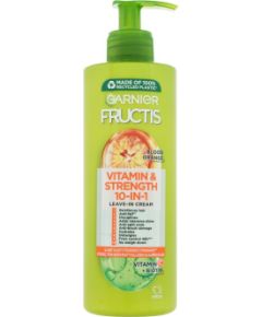 Garnier Fructis Vitamin & Strength / 10-IN-1 Leave-In-Cream 400ml W / Leave-in Hair Care