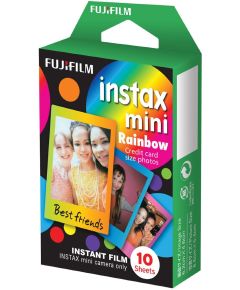 Fujifilm Instax Mini Rainbow Instant Film Quantity 10, 86 x 54 mm