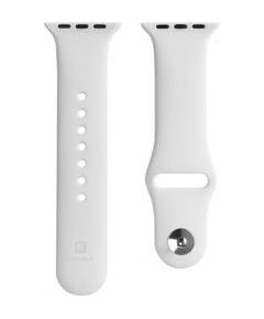 Evelatus   Apple Watch 42/44/45mm Silicone Loop Watch Straps (140mm M/L) White