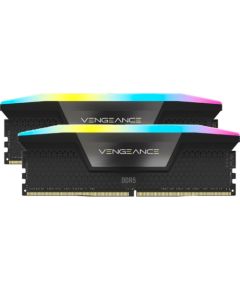 Corsair DDR5 - 32GB - 6200 - CL - 36 (2x 16 GB) dual kit, RAM (black, CMH32GX5M2E6200C36, Vengeance RGB)