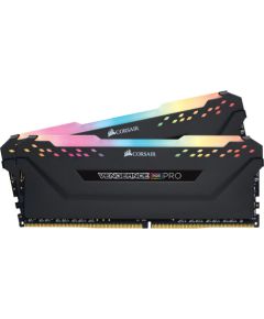 Corsair DDR4 - 64 GB -3600 - CL - 18 - Dual Kit, Vengeance RGB PRO (black, CMW64GX4M2D3600C18)