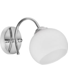 Activejet Classic single wall lamp - IRMA nickel E27 for the living room