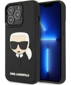 Karl Lagerfeld KLHCP14LKH3DBK Aizmugurējais Apvalks Priekš Apple iPhone 14 Pro