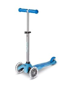 Mini Micro Deluxe Glow LED Plus scooter Arctic blue