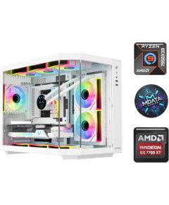 MDD Ryzen 9 7950X3D 64GB 4TB SSD RX 7700 XT Windows 11 Pro White