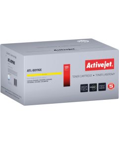 Activejet Toner ATL-80YNX (replacement Lexmark 80C2HYE, Supreme; 3000 pages; yellow)