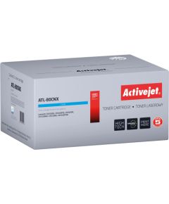 Activejet toner ATL-80CNX (replacement Lexmark 80C2HCE, Supreme; 3000 pages; blue)