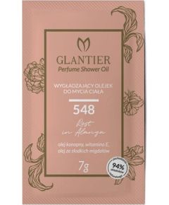 GLANTIER 548 PERFUME SHOWER OIL SAMPLE 7g - Ķermeņa dušas eļļa gludai ādai sievietēm