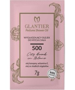 GLANTIER 500 PERFUME SHOWER OIL SAMPLE 7g - Ķermeņa dušas eļļa gludai ādai sievietēm