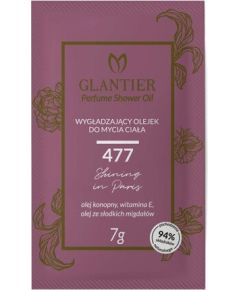 GLANTIER 477 PERFUME SHOWER OIL SAMPLE 7g - Ķermeņa dušas eļļa gludai ādai sievietēm