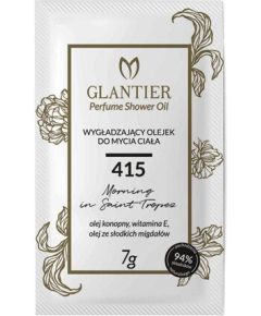 GLANTIER 415 PERFUME SHOWER OIL SAMPLE 7g - Ķermeņa dušas eļļa gludai ādai sievietēm