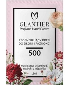 GLANTIER 500 PERFUME HAND CREAM SAMPLE 2 ML - Atjaunojošs roku krēms sievietēm