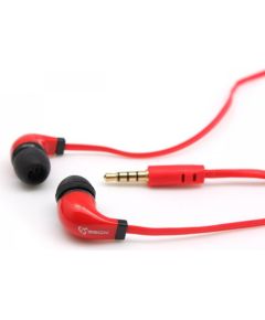 Sbox Stereo Earphones With Microphone EP-038 Red austiņas ar vadu