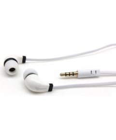 Sbox Stereo Earphones With Microphone EP-038 White austiņas ar vadu