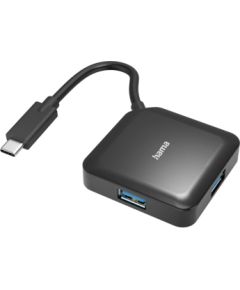 Hama 00200112 USB Hub 3.0 4-port Type-C Black