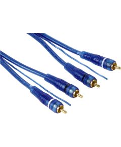 Hama 00062417 RCA Cable, 2 plugs - 2 plugs with remote line, 5m blue