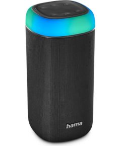 Hama 00188228 Shine 2.0  Colorful LED Illumination, Black Bluetooth Skaļruņi