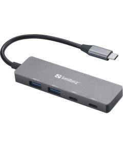 Sandberg 136-50 USB-C to 2xUSB-A+2xUSB-C Hub