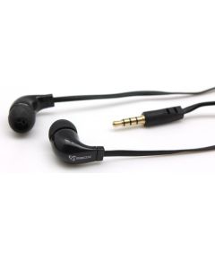 Sbox Stereo Earphones With Microphone EP-038B Black austiņas ar vadu