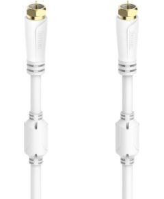 Hama 00205251 SAT Connection Cable, F-Plug - F-Plug, Gold-Plated 1.5m 100dB