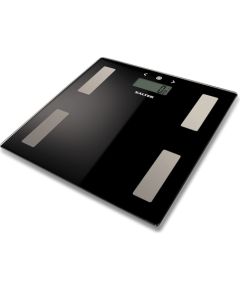 Salter 9150 BK3R Black Glass Analyser Bathroom Scales Ķermeņa svari