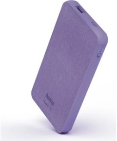 Hama 00201659 Fabric10 Power Pack 10000mAh Purple