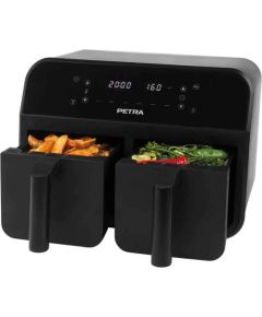 Petra PT4750BLKVDEEU7 Dual Air Black 3,7L Gaisa fritieris