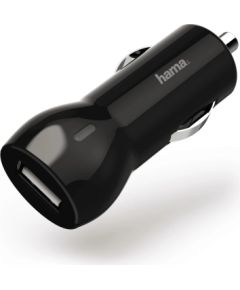 Hama 00183259 Car Charger 2.4A, Black