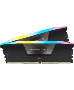 Corsair DIMM 64 GB DDR5-6600 (2x 32 GB) dual kit, RAM (black, CMH64GX5M2B6600C32, Vengeance RGB, XMP)