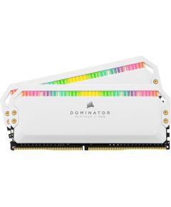 Corsair DDR4 32GB 3200 - CL - 16 Dom. Plat.RGB white Quad Kit