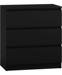 Top E Shop Topeshop M3 CZERŃ chest of drawers