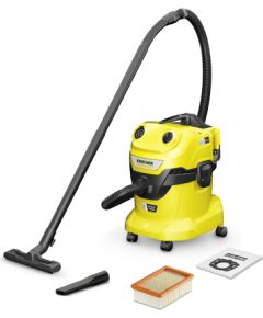 Sausās un mitrās tīrīšanas putekļsūcējs Karcher WD 4-18 Dual