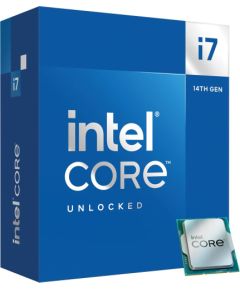 CPU INTEL Desktop Core i7 i7-14700K Raptor Lake 3400 MHz Cores 20 33MB Socket LGA1700 125 Watts GPU UHD 770 BOX BX8071514700KSRN3X