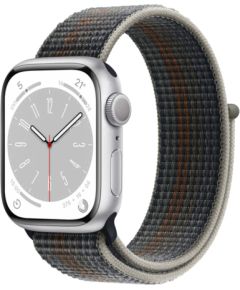 Apple Watch Series 8 41mm GPS + Cellular Aluminum - Silver (Atjaunināts, stāvoklis kā jauns)