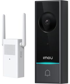 Imou Wireless Doorbell DB60 with a Wireless Chime DS21 in one Kit; DB60 battery doorbell, wirefree, 5Mpx, H.265 video compression, 2.0mm lens, night vision (IR) up to 5m, field of view: 164°(D), up to 30 days video recordings (4GB internal storage)