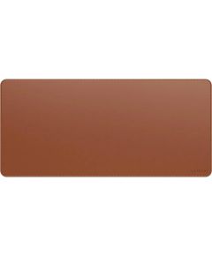 SATECHI Vegan-Leather Premium Desk Mat (Brown)