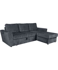 Corner sofa bed INGMAR anthracite