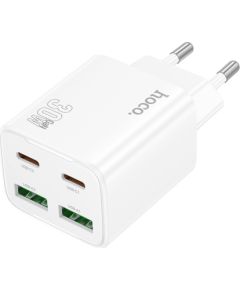 Сетевая зарядка Hoco N56 2xUSB-C/2xUSB-A PD30W белая