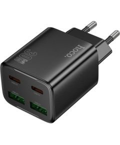 Сетевая зарядка Hoco N56 2xUSB-C/2xUSB-A PD30W черная