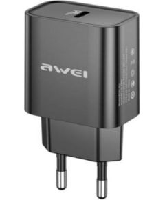 Сетевая зарядка Awei PD61-EU 20W USB-C черная