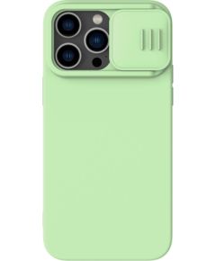 Case Nillkin CamShield Silky Silicone Apple iPhone 15 Pro Max light green