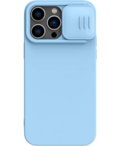 Case Nillkin CamShield Silky Silicone Apple iPhone 15 Pro light blue