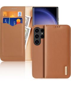 Чехол Dux Ducis Hivo Samsung S928 S24 Ultra коричневый